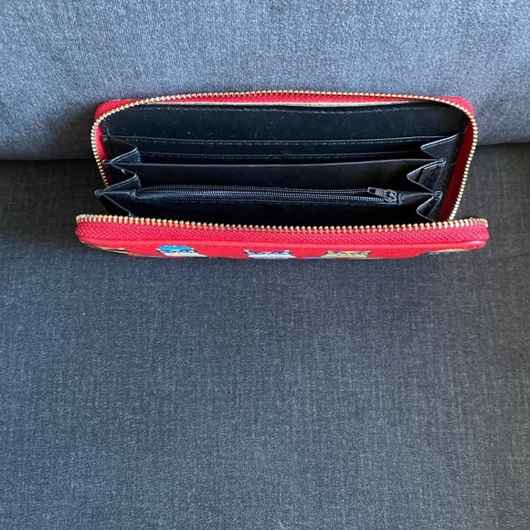 Colorful Cats Pattern Wallet Zip Long Purse, Multicolor, 7.5"X4.5" NEW - Picture 4 of 4